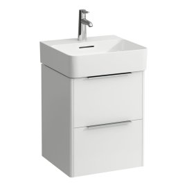 Spintelė praustuvui Laufen BASE 435x390x530 mm, su dviem stalčiais, praustuvui 815281, spalva- balta blizgi