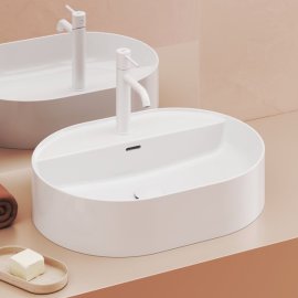 Praustuvas Ravak Ceramic 550 O Slim Shelf, 550x400 mm