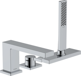 3 dalių vonios maišytuvas HANSGROHE Tecturis E, iš vonios krašto, spalva - chromo (chrome)