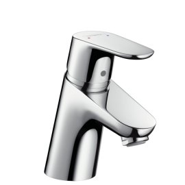 Praustuvo maišytuvas HANSGROHE Focus 70, su "push-open" dugno vožtuvu