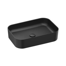 Praustuvas Ravak Ceramic 550 R Slim, juodos matinės spalvos