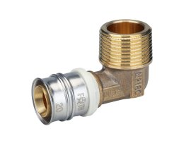 Alkūnė išoriniu sriegiu presuojama 1/2"x16 Alpex