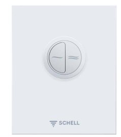 WC nuleidimo mygtukas Schell EDITION Eco, „Dual flush“, spalva - balta (Alpine white)