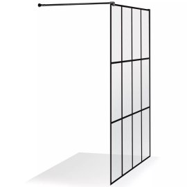 Dušo sienelė Brasta Glass KAJA 995-998x2000 skaidrus stiklas, Nero Cube