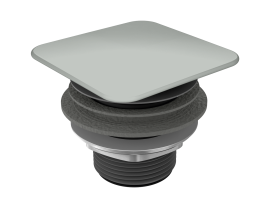Neužsidarantis vožtuvas praustuvui 3905, kvadratinis, cool grey