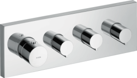 Dekoratyvinė dalis AXOR ShowerSolutions potinkiniam termostatiniam moduliui, 3 funkcijų, chromo spalvos