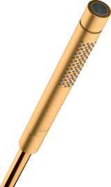 Rankinė dušo galvutė AXOR Starck 2jet, šlifuoto aukso spalvos (Brushed Gold Optic)