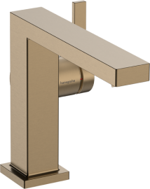 Praustuvo maišytuvas HANSGROHE Tecturis E 110 Fine CoolStart EcoSmart+, su "push-open" dugno vožtuvu, spalva - šlifuotos bronzos (brushed bronze)