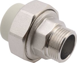 Jungtis FV-PLAST PPR Dn20 x 1/2" (išardoma su metaliniu sriegiu)