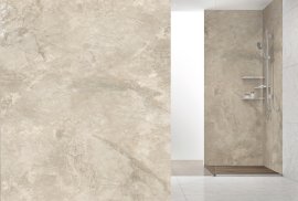 Kompozicinė plokštė VIPANEL Marble beige, 1000x2100 mm. 