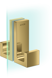 Dušo durų rankena AXOR Universal Rectangular, poliruoto aukso spalva (Polished Gold Optic)