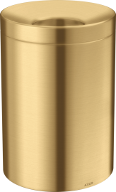Atvira šiukšliadėžė AXOR Universal Circular, 5 l, šlifuoto aukso spalva (Brushed Gold Optic)