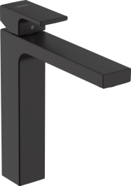 Praustuvo maišytuvas HANSGROHE Vernis Shape 190 be dugno vožtuvo, spalva - juoda matinė