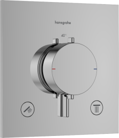 Dekoratyvinė dalis potinkiniam termostatiniam maišytuvui HANSGROHE Ecostat Comfort E, 2 funkcijos, spalva - chromo