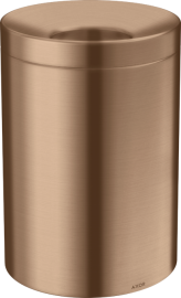 Atvira šiukšliadėžė AXOR Universal Circular, 5 l, šlifuoto raudono aukso spalva (Brushed Red Gold)
