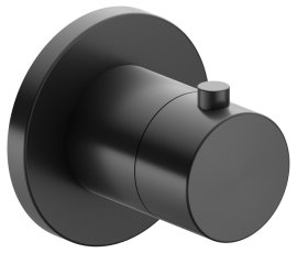 Dekoratyvinė dalis termostatinio maišytuvo dušui IXMO, brushed black chrome