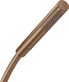 Rankinė dušo galvutė AXOR Starck 1jet EcoSmart, šlifuoto raudono aukso spalvos (Brushed Red Gold)