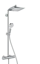 Termostatinė dušo sistema HANSGROHE Crometta E 240, 1 srovės, spalva - chromo (chrome)