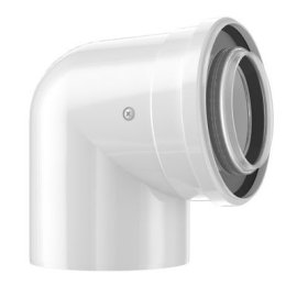 Alkūnė kamino pps 87° Ø60/100