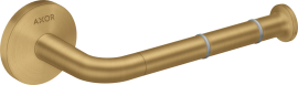 Tualetinio popieriaus laikiklis AXOR Universal Circular, šlifuoto aukso spalva (Brushed Gold Optic)