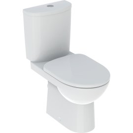 Patatomas unitazas Geberit Selnova Rimfree, horizonalus nuotakas, su lėtai užsidarančiu  dangčiu