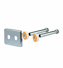 Juoda matinė apdaila 1/2"x16 L-120mm, prijungimo atstumas 50 mm