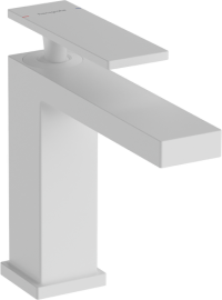 Praustuvo maišytuvas HANSGROHE Tecturis E 110 EcoSmart+, be dugno vožtuvo, spalva - balta matinė (matt white)