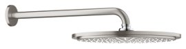 Dušo galva GROHE Rainshower Cosmopolitan 310 su 380mm alkūne iš sienos, 1 srovė, nerūdijantis plienas 