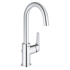 Praustuvo maišytuvas GROHE Bauflow L dydis, su dugno vožtuvu, chromo spalvos 
