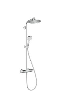 Termostatinė dušo sistema HANSGROHE Crometta S 240, 1 srovės, spalva - chromo (chrome)