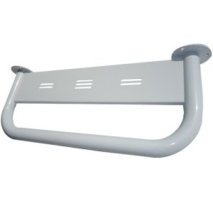 Rankena su lentyna 580x220, balta