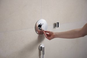 Dekoratyvinė dalis potinkiniam termostatiniam maišytuvui HANSGROHE Ecostat Comfort S, 1 funkcijos, spalva - chromo