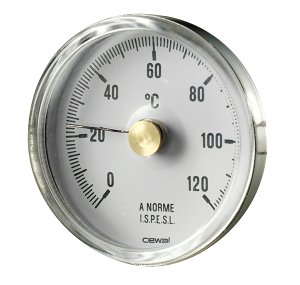 Termometras pridedamas BRC63VI, D63, 0 °C -120 °C