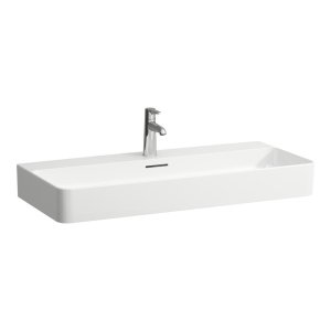 Praustuvas Laufen VAL 950x420x115 mm, su 3 angomis maišytuvui, spalva - balta LCC (LAUFEN Clean Coat)