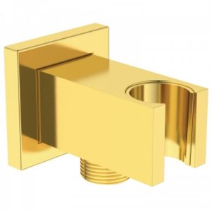 Laikiklis rankinei dušo galvai Ideal Standard, su vandens pajungimu 1/2", spalva Brushed Gold