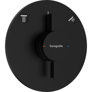 Dekoratyvinė dalis potinkiniam vonios/dušo maišytuvui HANSGROHE DuoTurn S, spalva - juoda matinė (matt black)