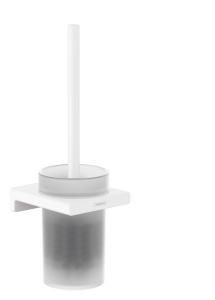 WC šepetys Hansgrohe AddStoris, matinis baltas