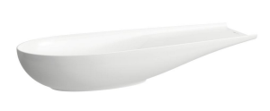 Praustuvas-dubuo Laufen ILBAGNOALESSI 1000x380x170 mm, be perlajos, be angos maišytuvui, su Laufen Clean Coat  (LCC) danga