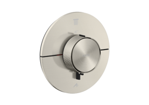 Dekoratyvinė dalis AXOR ShowerSelect ID termostatiniam maišytuvui, 2 funkcijų, nerūdijančio plieno spalvos (Stainless Steel Optic)