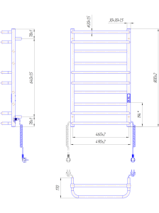 Džiovintuvas PremiumLux-I 1100x500 elektrinis