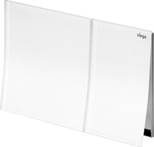 WC mygtukas Viega Prevista Visign for More 200, baltas stiklas