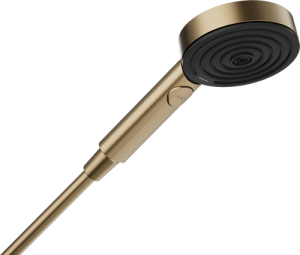 Rankinė dušo galva HANSGROHE Pulsify Select S 105, 3 srovių, Relaxation EcoSmart, spalva - šlifuotos bronzos (brushed bronze)