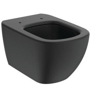 Unitazas Ideal Standard Tesi, Aquablade pakabinamas, spalva - juoda matinė