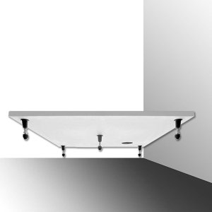 Pusapvalis akmens masės dušo padėklas Roth Dream-m 90x90 cm