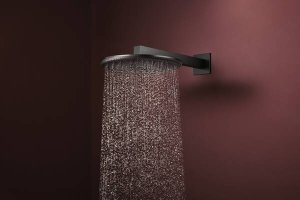 Dušo galva HANSGROHE Raindance Alive S 300, 1 srovės, spalva - šlifuoto juodo chromo (brushed black chrome)