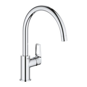 Plautuvės maišytuvas GROHE BauLoop, chromo spalvos 