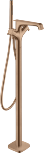 Termostatinis vonios maišytuvas iš grindų AXOR Citterio E, šlifuoto raudono aukso spalvos (Brushed Red Gold)