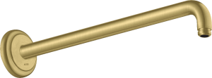 Alkūnė dušo galvai iš sienos AXOR Montreux, 389 mm, šlifuoto žalvario spalvos (Brushed Brass)