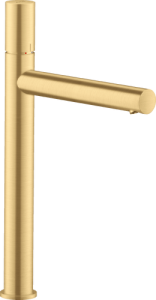 Praustuvo maišytuvas AXOR Uno 260 su dugno vožtuvu, šlifuoto aukso spalvos (Brushed Gold Optic)