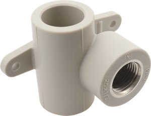 Trišakis FV-PLAST PPR Dn20 x 1/2" (tvirtinamas su metaliniu sriegiu)